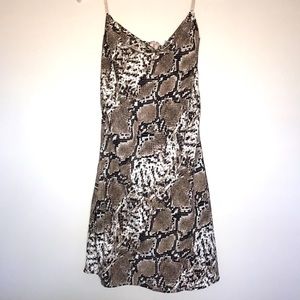 She + Sky Snake Skin MIDI Skirt